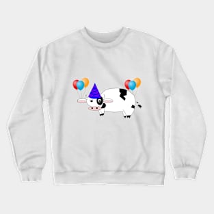 Birthday Cow Crewneck Sweatshirt